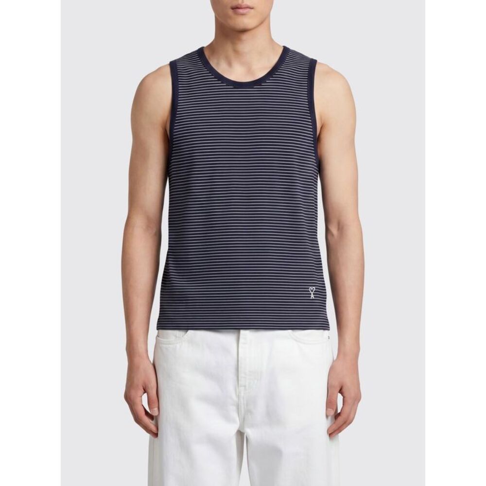 Ami Paris T-Shirt Men Striped